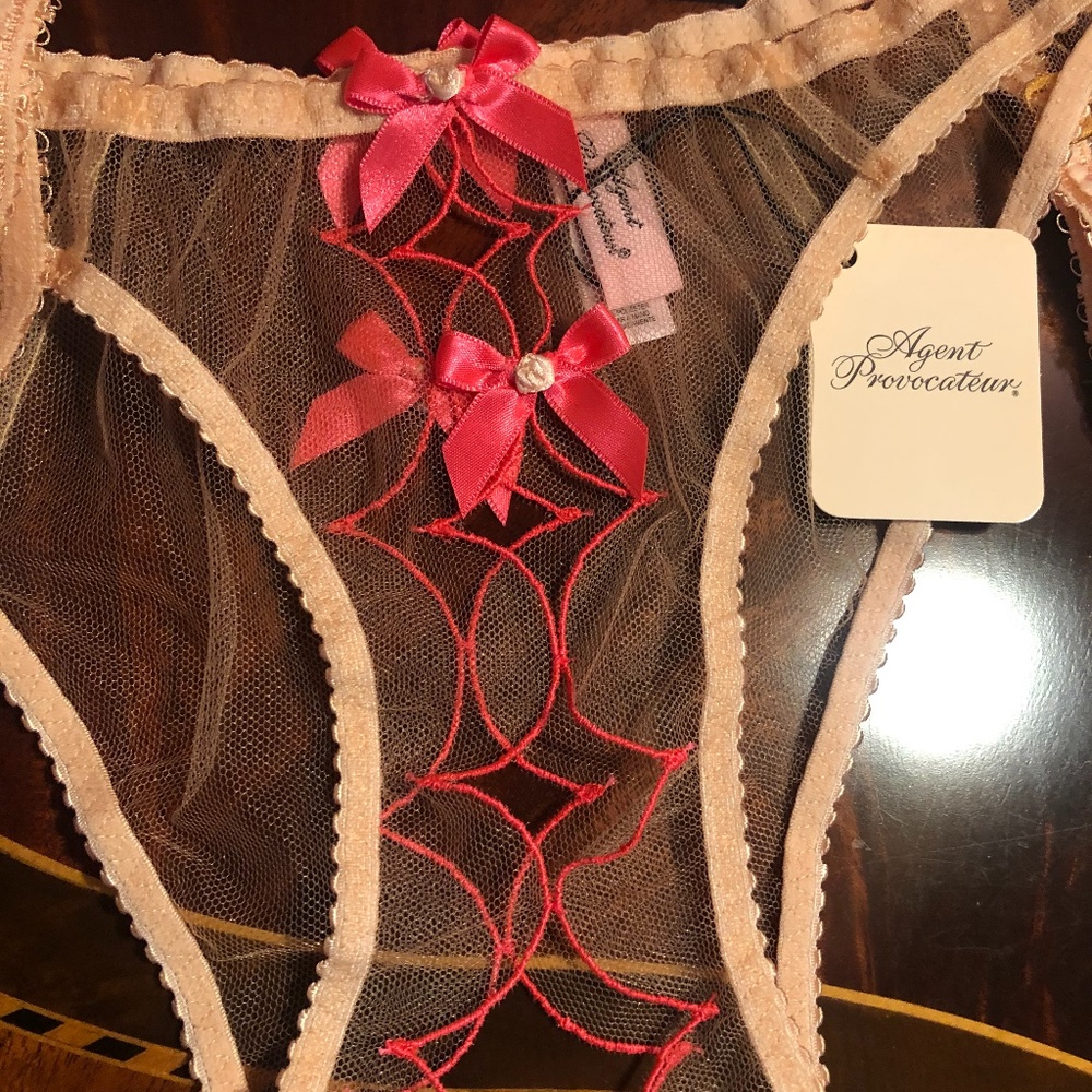 NWT Agent Provocateur LORNA 3 pcs nude/pink set - Picture 7 of 15
